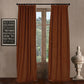 Set of 2 LANTIME velvet room darkening curtains with pinch pleat, thermal insulation, and weighted fabric for cozy dark sleep environment