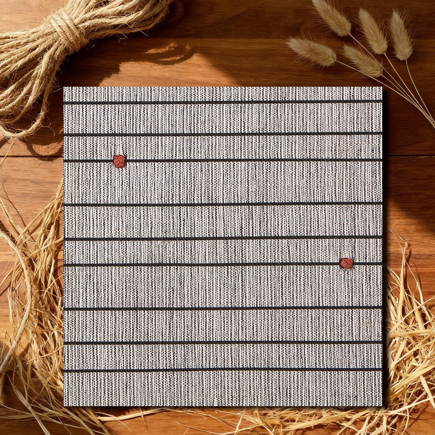 LANTIME No Drill Roman Shades|Natural Ramie Bamboo|Top Down Bottom Up Cordless|Cordless Roman Shades for Windows and Doors
