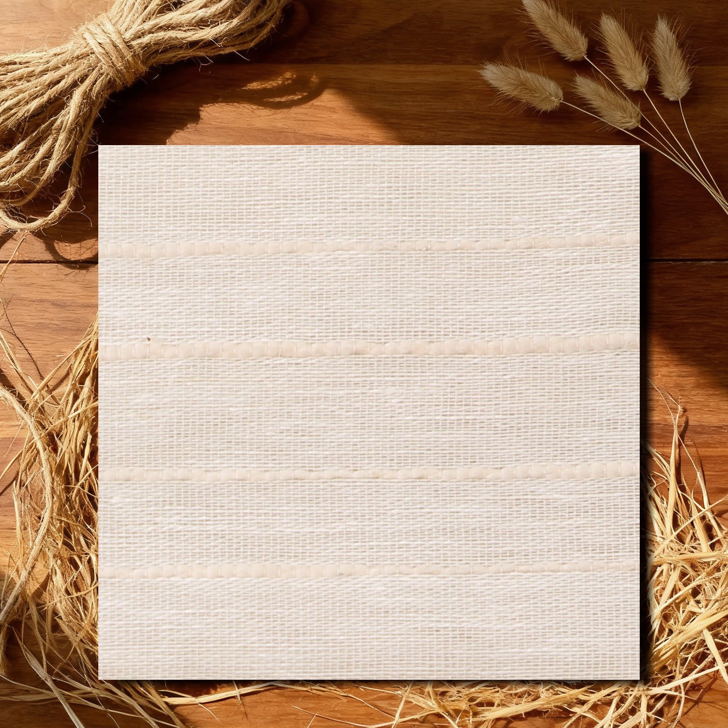 LANTIME No Drill Roman Shades|Natural Ramie Bamboo|Top Down Bottom Up Cordless|Cordless Roman Shades for Windows and Doors
