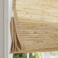 LANTIME No Drill No Tools Blinds cordless natural jute bamboo Roman shade custom size