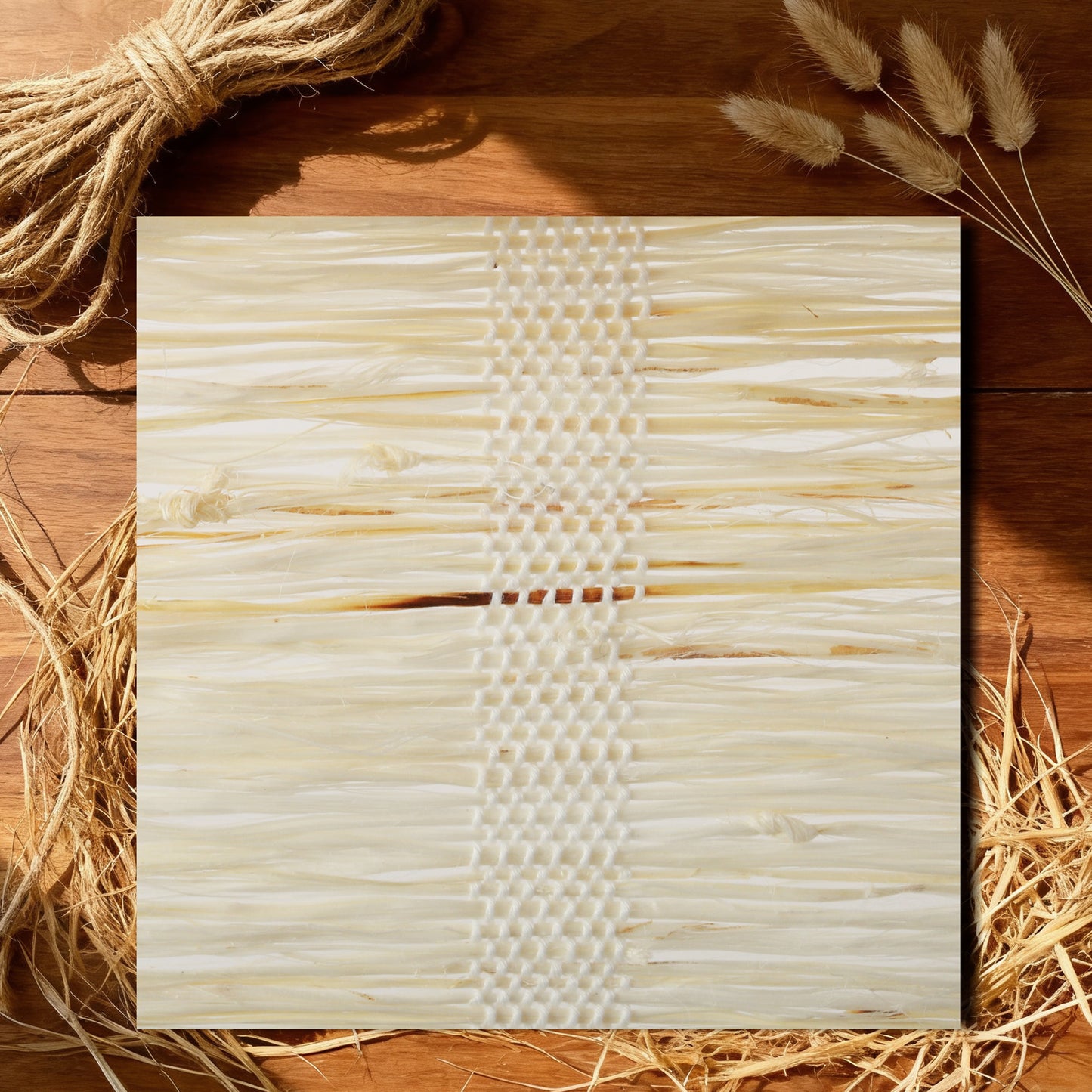 LANTIME No Drill Roman Shades|Natural Jute Bamboo Window Blinds Shades|Cordless Roman Shades for Windows and Doors