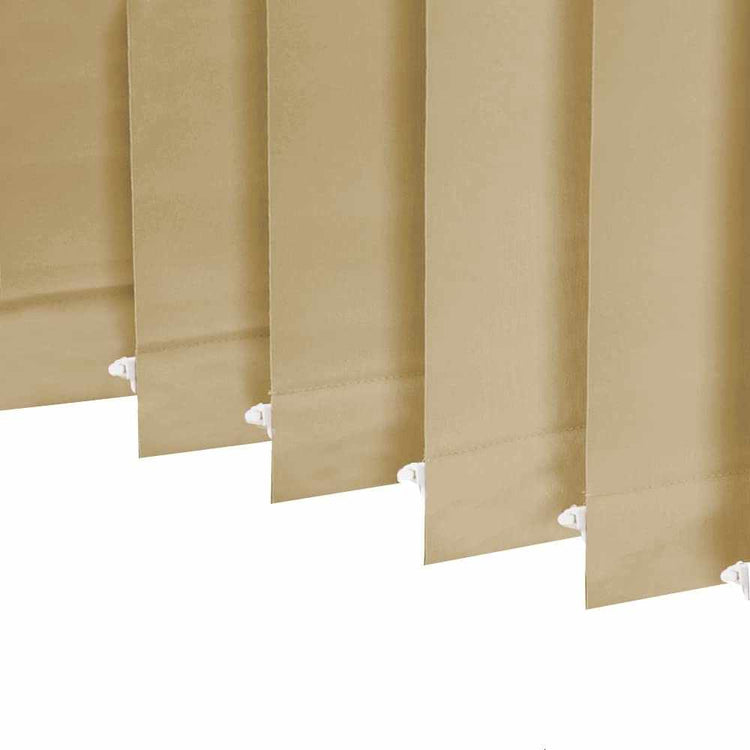 Blackout vertical blinds with 3.5-inch slats, thermal insulated and made to order for energy-saving window coverage