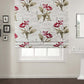 No-Drill Blackout Roman Shade in Plum Blossom Floral pattern, easy to install blackout window blind without drilling