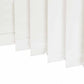 LANTIME blackout vertical blinds with 3.5" thermal insulated slats for energy saving and light control