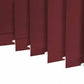 Blackout vertical blinds with 3.5" thermal insulated slats for energy saving and light control