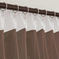 Set of 2 LANTIME faux linen pinch pleat sheer curtains with semi-sheer texture and custom length options