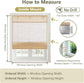 LANTIME No Drill No Tools Blinds natural jute bamboo cordless Roman shade custom size