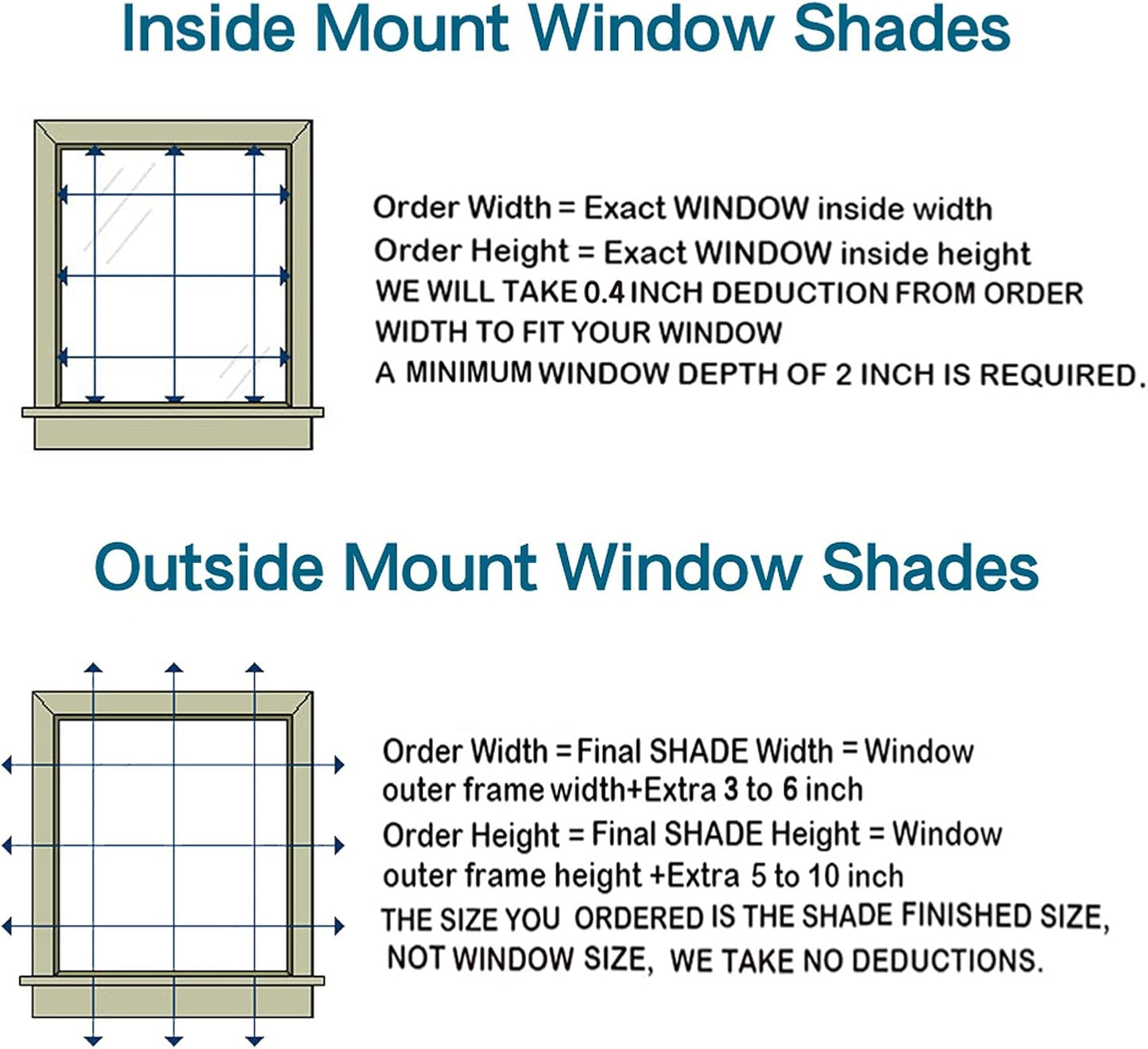 LANTIME No Drill No Tools Cordless Nature Window Blinds Shades, Natural Ramie Roman Shades
