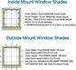 LANTIME No-Drill Natural Ramie Roman Shade cordless custom size bamboo blind easy install