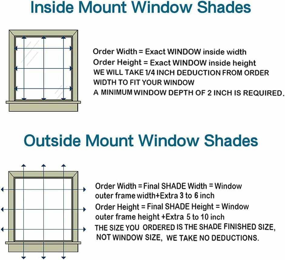 LANTIME Kitchen Bathroom Waterproof Window Shades, Cordless 100% Blackout Waterproof Oilproof and Mildew Resistent, Provide Privacy and Easy Care Beige Window Blinds