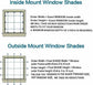 LANTIME Kitchen Bathroom Waterproof Window Shades blackout cordless roller shade installed in kitchen window