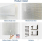 LANTIME No-Drill Natural Ramie Roman Shade cordless bamboo blinds easy install custom size